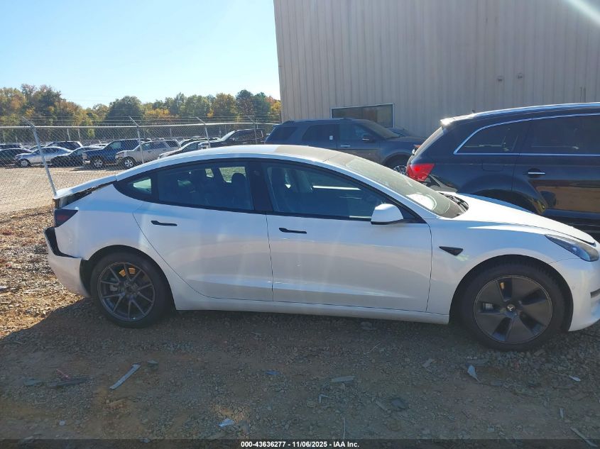 2022 Tesla Model 3 Long Range Dual Motor All-Wheel Drive VIN: 5YJ3E1EB1NF172979 Lot: 43636277