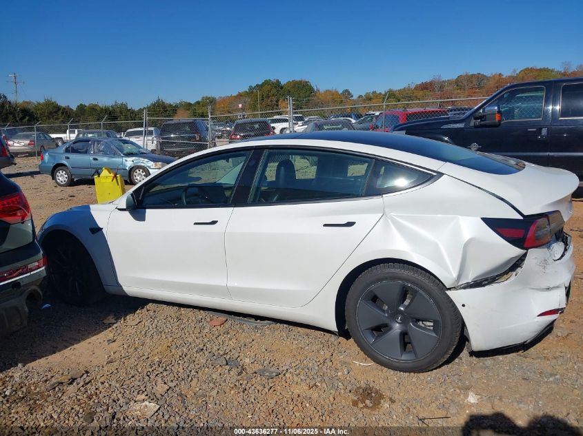 2022 Tesla Model 3 Long Range Dual Motor All-Wheel Drive VIN: 5YJ3E1EB1NF172979 Lot: 43636277