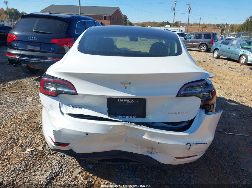 2022 Tesla Model 3 Long Range Dual Motor All-Wheel Drive VIN: 5YJ3E1EB1NF172979 Lot: 43636277