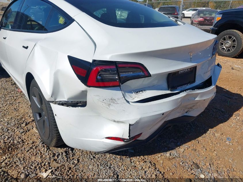 2022 Tesla Model 3 Long Range Dual Motor All-Wheel Drive VIN: 5YJ3E1EB1NF172979 Lot: 43636277