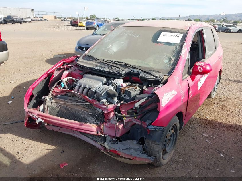 2008 Honda Fit VIN: JHMGD38458S030167 Lot: 43636320