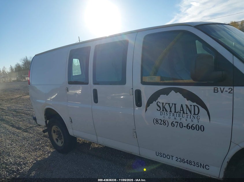 2017 CHEVROLET EXPRESS 2500 WORK VAN 1GCWGAFG3H1209433