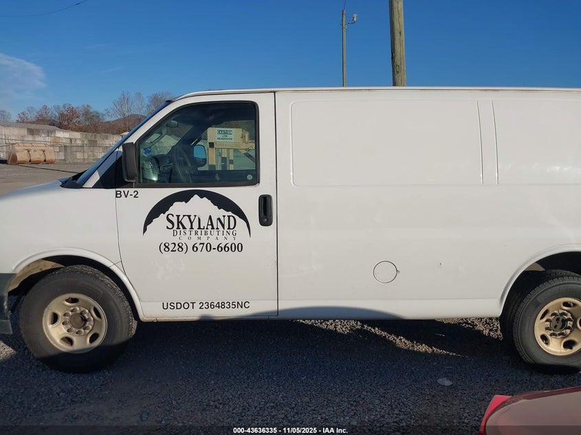 2017 CHEVROLET EXPRESS 2500 WORK VAN 1GCWGAFG3H1209433