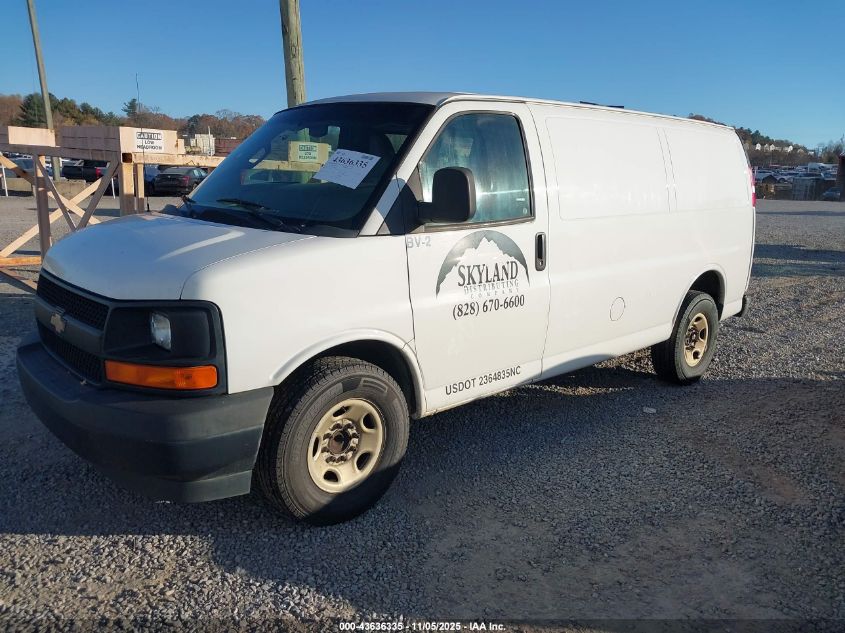 2017 CHEVROLET EXPRESS 2500 WORK VAN 1GCWGAFG3H1209433