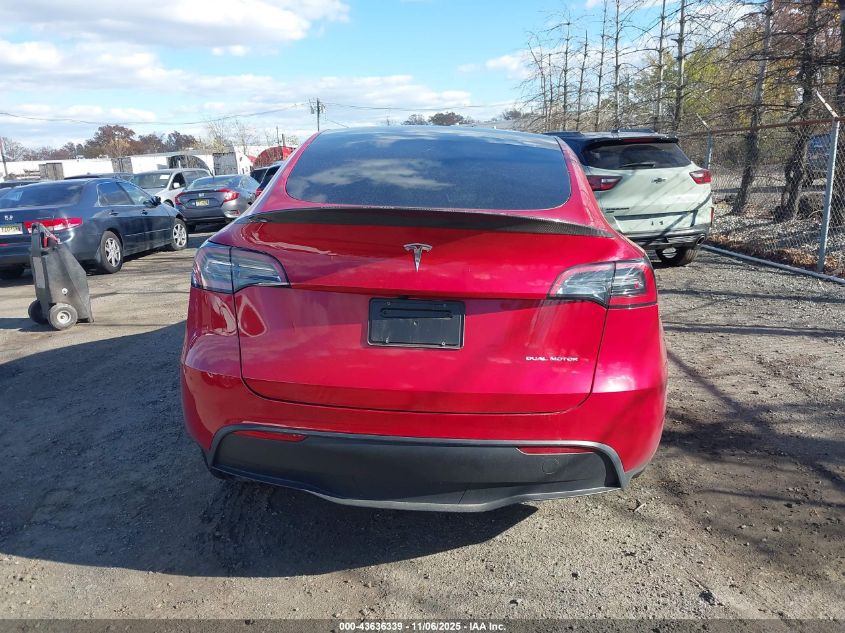 2023 Tesla Model Y VIN: 7SAYGDEE4PF841893 Lot: 43636339