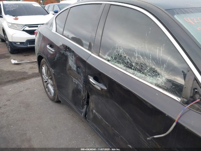 2019 Infiniti Q50 3.0T Luxe VIN: JN1EV7AP0KM543830 Lot: 43636340