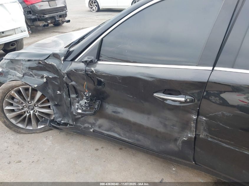 2019 Infiniti Q50 3.0T Luxe VIN: JN1EV7AP0KM543830 Lot: 43636340