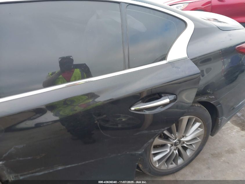 2019 Infiniti Q50 3.0T Luxe VIN: JN1EV7AP0KM543830 Lot: 43636340