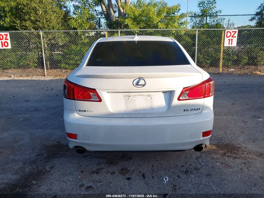 2012 Lexus Is 250 VIN: JTHBF5C29C5183812 Lot: 43636372