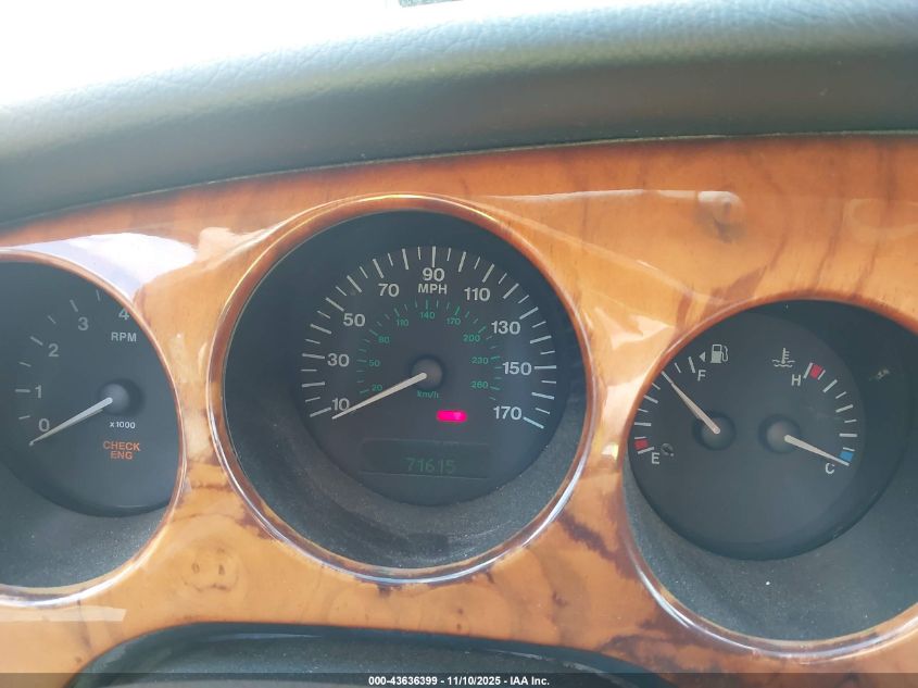 1999 Jaguar Xk8 VIN: SAJGX204XXC031940 Lot: 43636399