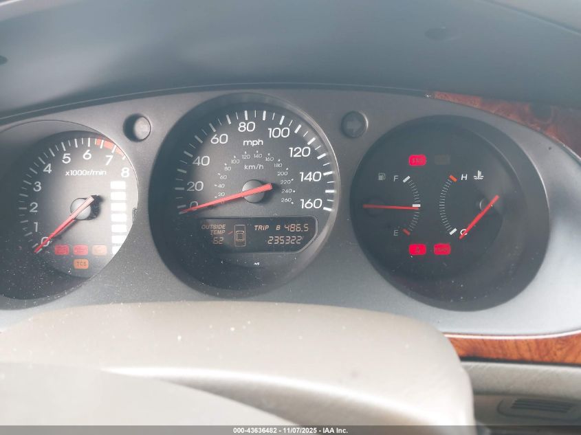 2002 Acura Tl 3.2 VIN: 19UUA56622A050825 Lot: 43636482