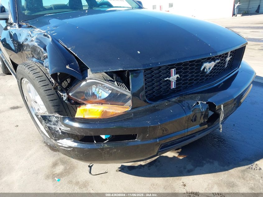 2007 Ford Mustang V6 Deluxe/V6 Premium VIN: 1ZVFT80N375273620 Lot: 43636504