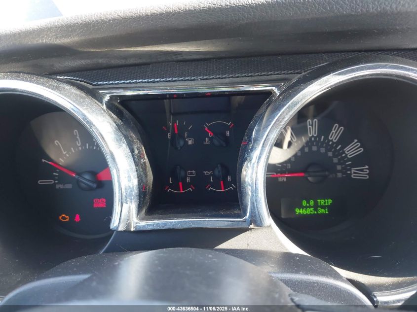 2007 Ford Mustang V6 Deluxe/V6 Premium VIN: 1ZVFT80N375273620 Lot: 43636504