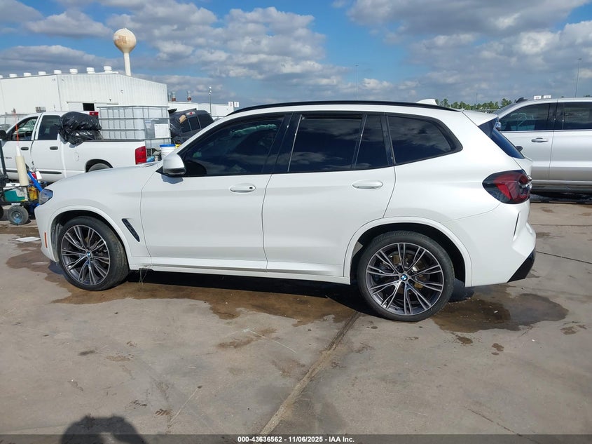2022 BMW X3 SDRIVE30I - 5UX43DP09N9K81688