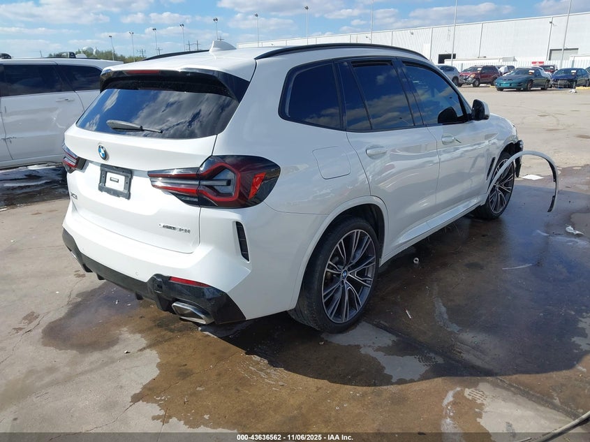 2022 BMW X3 SDRIVE30I - 5UX43DP09N9K81688