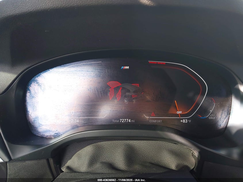 2022 BMW X3 SDRIVE30I - 5UX43DP09N9K81688