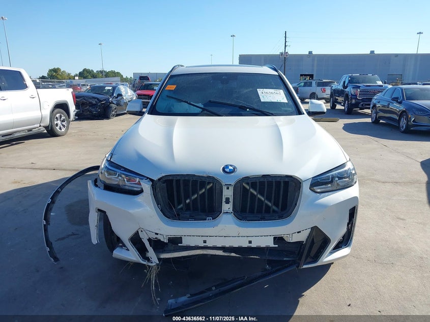 2022 BMW X3 SDRIVE30I - 5UX43DP09N9K81688