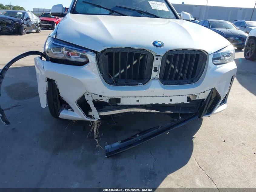 2022 BMW X3 SDRIVE30I - 5UX43DP09N9K81688