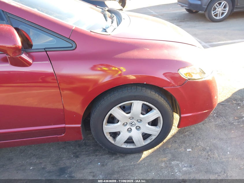 2008 Honda Civic Lx VIN: 2HGFA16588H520942 Lot: 43636599