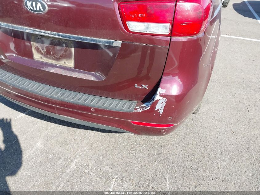 2016 Kia Sedona Lx VIN: KNDMB5C19G6083285 Lot: 43636633