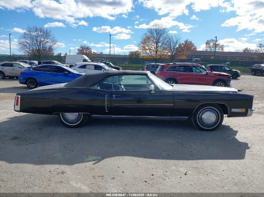 1972 Cadillac Eldorado VIN: 6L67S2Q419706 Lot: 43636647