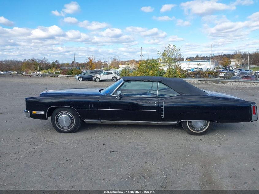 1972 Cadillac Eldorado VIN: 6L67S2Q419706 Lot: 43636647