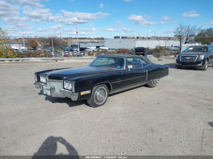 6L67S2Q419706 1972 CADILLAC ELDORADO photo no. 2