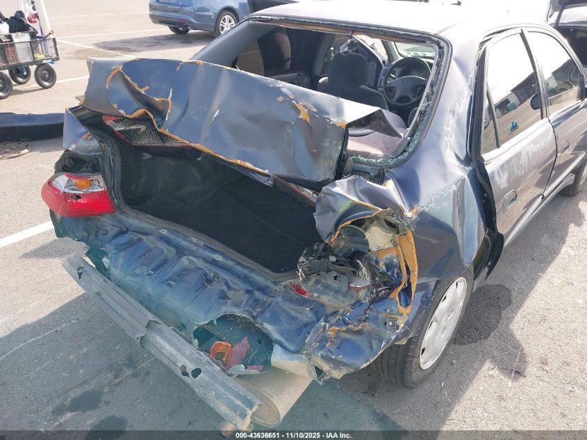 2000 Honda Accord 2.3 Lx VIN: 1HGCG6659YA036453 Lot: 43636651