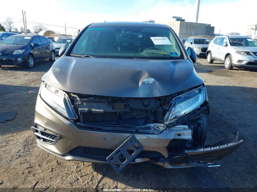 2018 Honda Odyssey Touring VIN: 5FNRL6H8XJB066893 Lot: 43636681