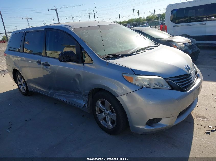TOYOTA SIENNA BASE 7 PASSENGER