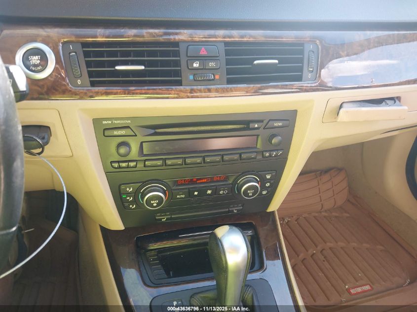 2007 BMW 328I VIN: WBAVA37557NE27600 Lot: 43636796