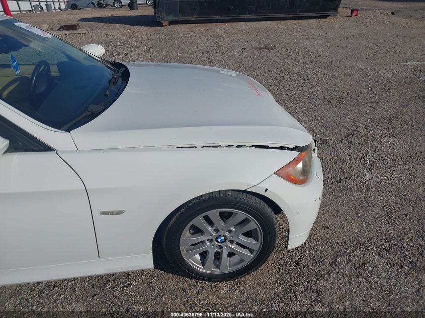 2007 BMW 328I VIN: WBAVA37557NE27600 Lot: 43636796