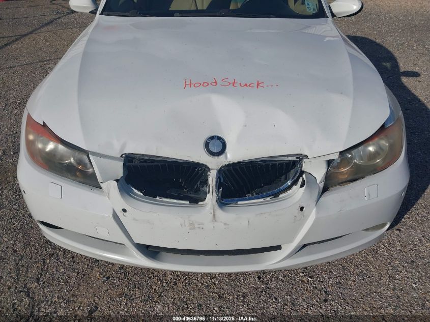 2007 BMW 328I VIN: WBAVA37557NE27600 Lot: 43636796