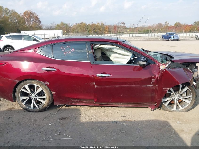 2017 Nissan Maxima 3.5 Sl VIN: 1N4AA6AP1HC392924 Lot: 43636906