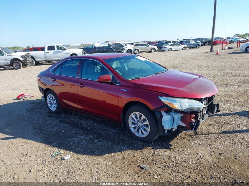 TOYOTA CAMRY HYBRID LE