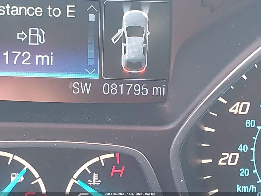 2016 Ford Escape S VIN: 1FMCU0F74GUB90325 Lot: 43636951