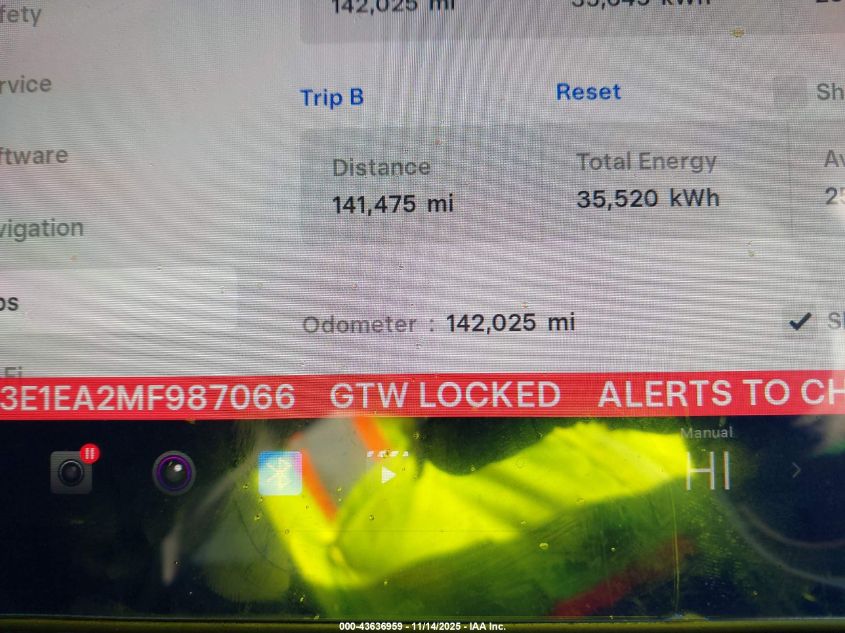 2021 Tesla Model 3 Standard Range Plus Rear-Wheel Drive VIN: 5YJ3E1EA2MF987066 Lot: 43636959