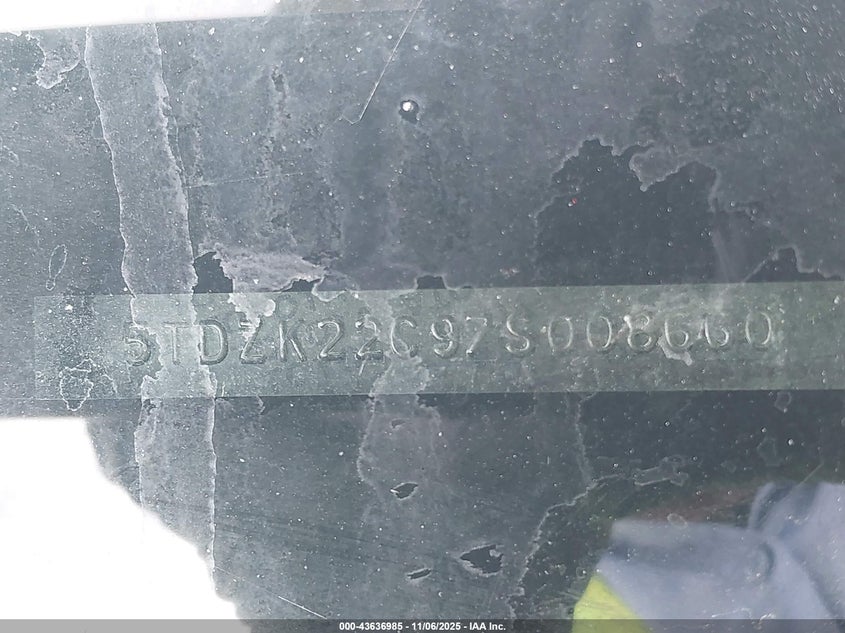 5TDZK22C97S008660 2007 TOYOTA SIENNA photo no. 9