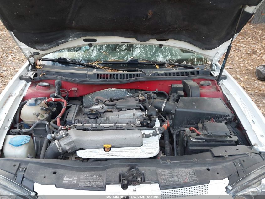 2004 Volkswagen Gti 1.8T VIN: 9BWDE61J844010213 Lot: 43637012