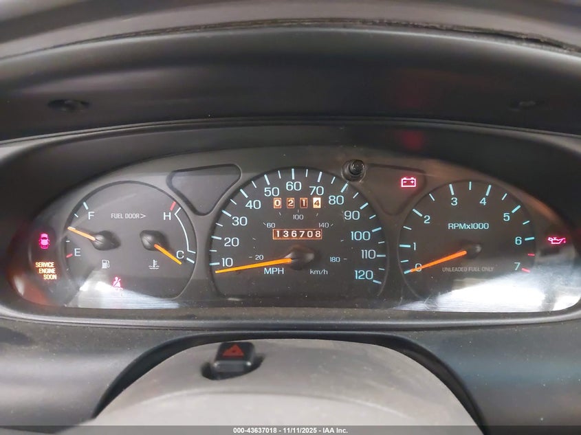 1998 Ford Taurus Se VIN: 1FAFP58S4WG218117 Lot: 43637018