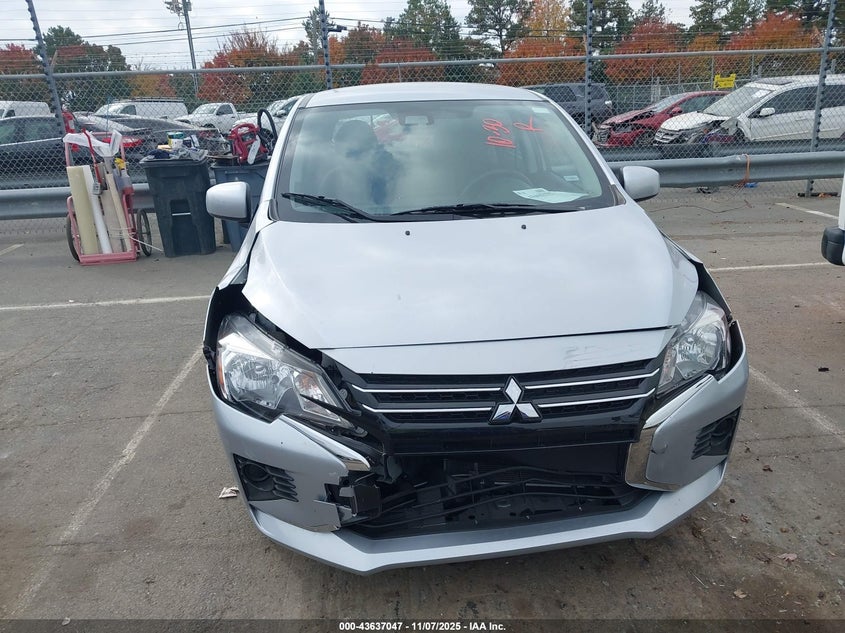 2024 Mitsubishi Mirage Es/Le VIN: ML32AUHJ8RH027393 Lot: 43637047