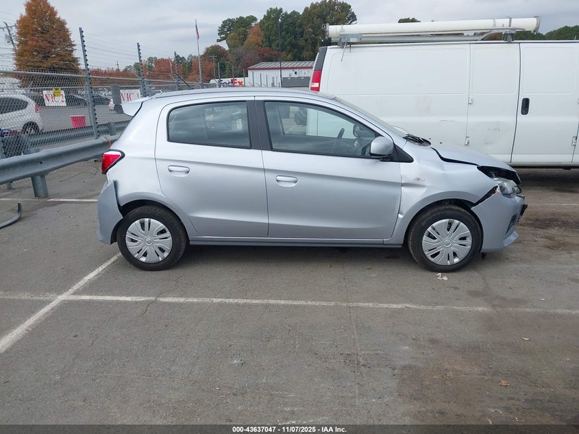 2024 Mitsubishi Mirage Es/Le VIN: ML32AUHJ8RH027393 Lot: 43637047