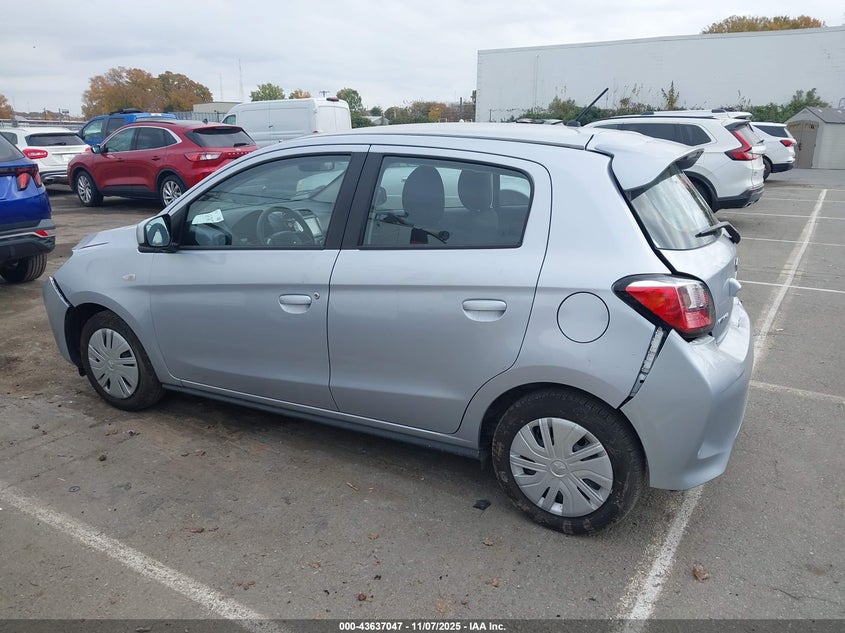 2024 Mitsubishi Mirage Es/Le VIN: ML32AUHJ8RH027393 Lot: 43637047