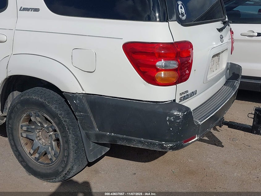 2004 Toyota Sequoia Limited V8 VIN: 5TDZT38A94S205980 Lot: 43637057