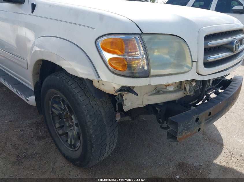 2004 Toyota Sequoia Limited V8 VIN: 5TDZT38A94S205980 Lot: 43637057