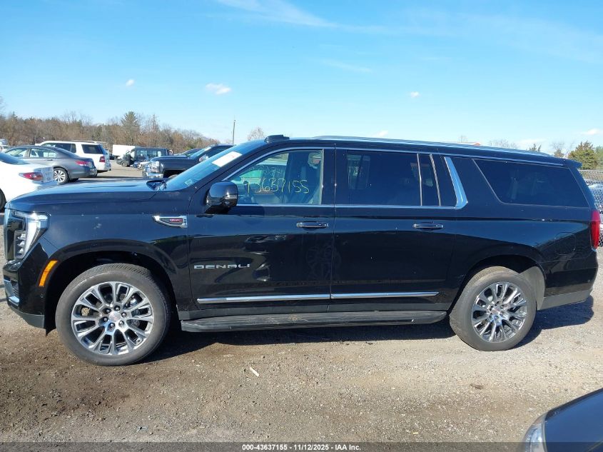 2025 GMC Yukon Xl 4Wd Denali VIN: 1GKS2JRL9SR247610 Lot: 43637155