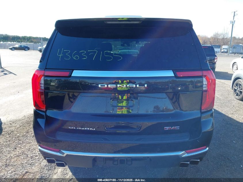 2025 GMC Yukon Xl 4Wd Denali VIN: 1GKS2JRL9SR247610 Lot: 43637155