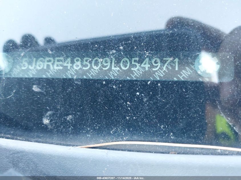 2009 Honda Cr-V Ex VIN: 5J6RE48509L054971 Lot: 43637207