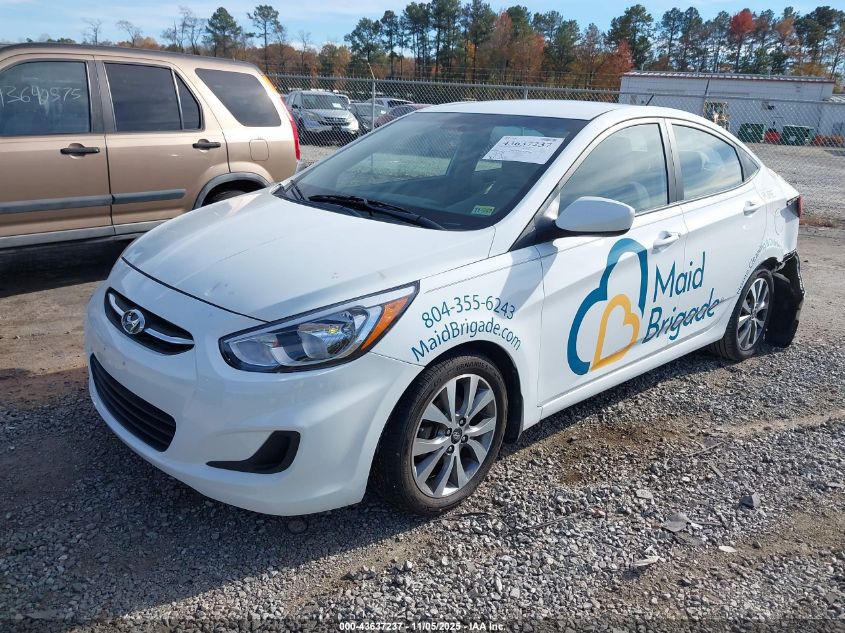 2017 Hyundai Accent Value Edition VIN: KMHCT4AE5HU334823 Lot: 43637237