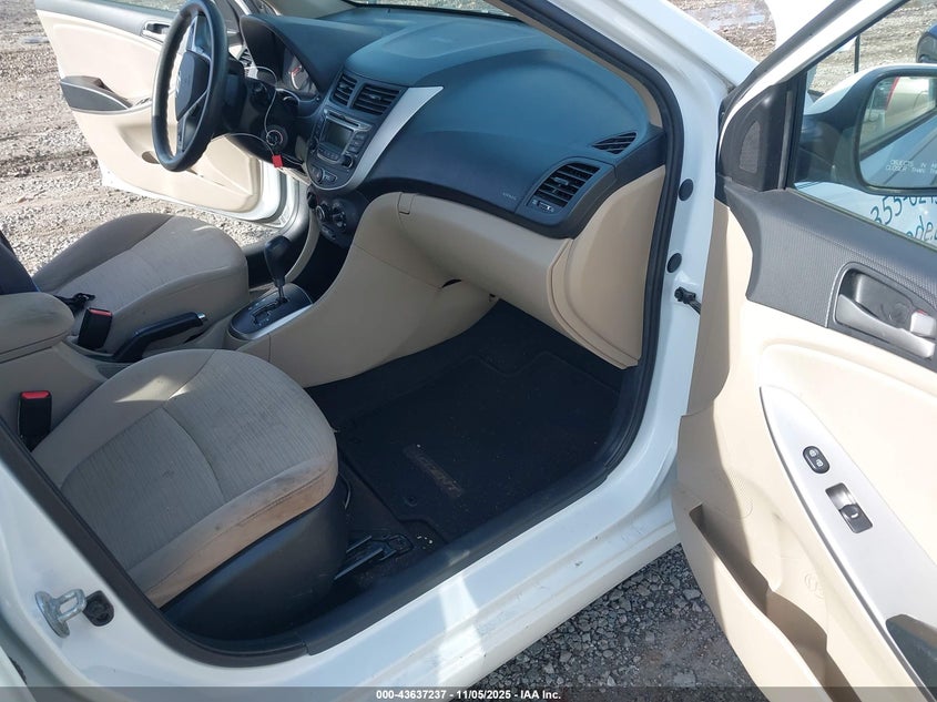 2017 Hyundai Accent Value Edition VIN: KMHCT4AE5HU334823 Lot: 43637237